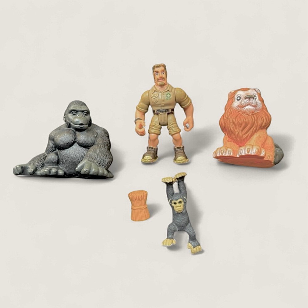 Vintage Keenway Animal Adventure Playset with Ranger Replacement Pieces